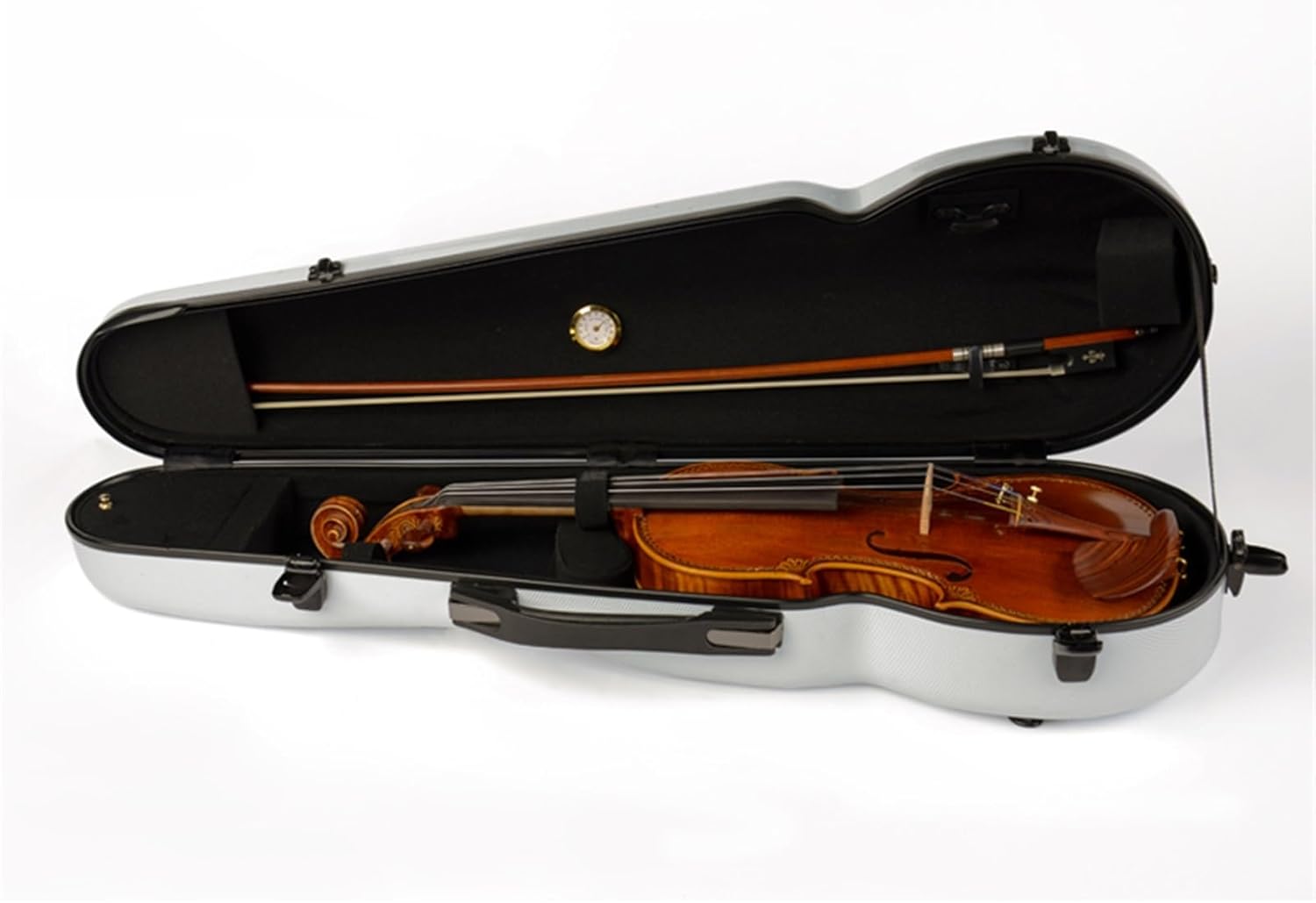 バイオリンケース　軽量カーボン バイオリンケース バイオリンケース カーボンファイバー ブラック